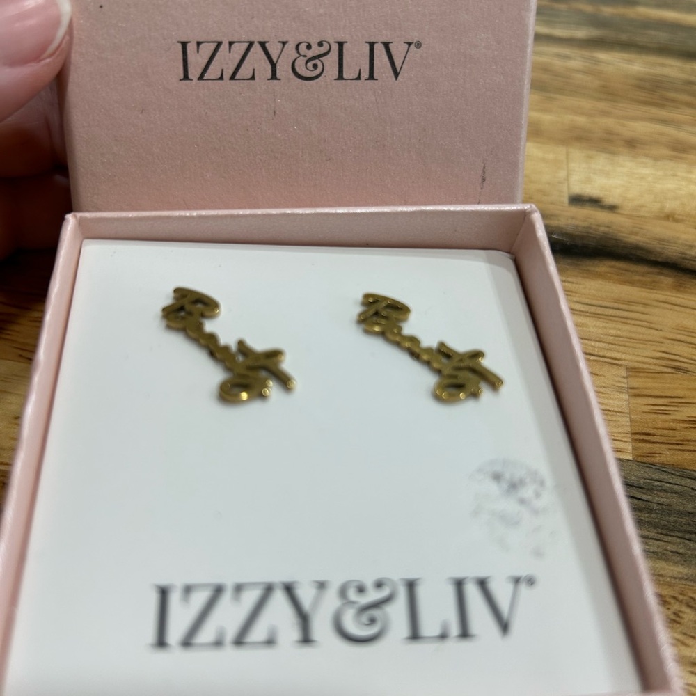 Izzy & Liv Gold Tone Finish Earrings